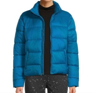 TIME AND TRU Teal Puffer Jacket - Size XL (16-18)